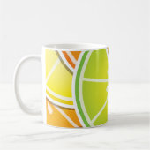 Mug Coincés d'agrumes funky (Gauche)