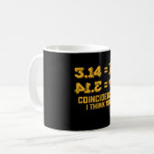 Mug Coïncidence Je Ne Pense Pas Pie Pi Day Maths (Devant gauche)
