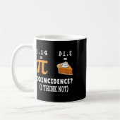 Mug Coïncidence Pas Pi Pie Math Mème Math Geek Nerd Pi (Gauche)
