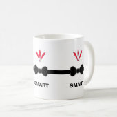 Mug Col cravate moderne pour papa (Devant droit)