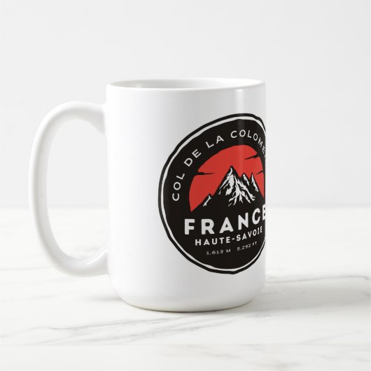 Mug col de la colombiere, alpes françaises (Gauche)