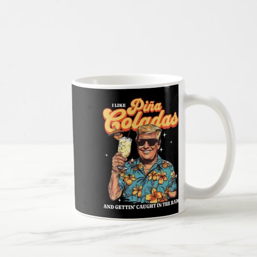 Mug Coladas Donald Trump Vacances d'été Hawaii Beach (Droite)