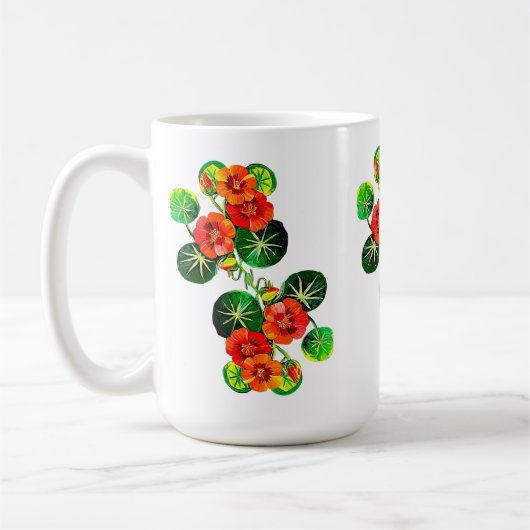 Mug coleção Flores do Brasil capuchinha, (Gauche)