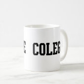 Mug Colege a mal épelé l'université (Devant droit)
