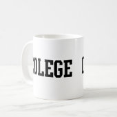 Mug Colege a mal épelé l'université (Devant gauche)