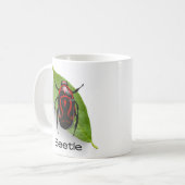 Mug Coléoptère dans une feuille, insecte (Devant gauche)