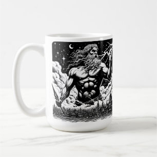 Mug Colère de Zeus encre illustration mythologie grecq