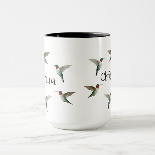 Mug Colibri à gorge rubis (Centre)