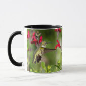 Mug Colibri à gorge rubis "à Radio Red Salvia" (Gauche)
