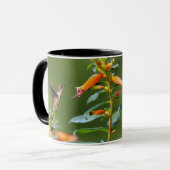 Mug Colibri à gorge rubis "dans Cuphea" (Devant gauche)