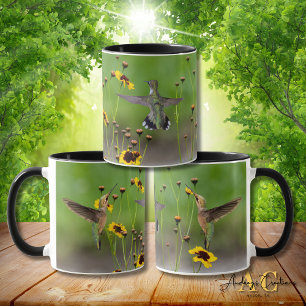 Mug Colibri à gorge rubis "dans la Coréopse des Plaine