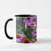 Mug Colibri à gorge rubis "dans les échinacées" (Gauche)