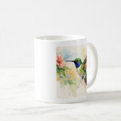 Mug Colibri à l'aquarelle (Devant droit)
