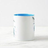 Mug Colibri à queue en plume aquarelle (Centre)