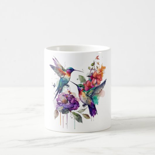 Mug Colibri aquarelle (Centre)