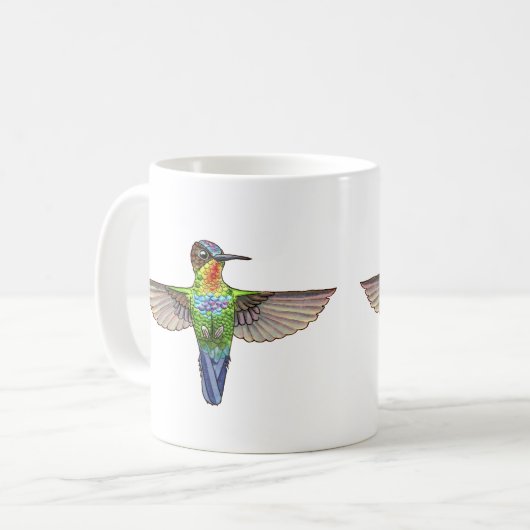 Mug Colibri arc-en-ciel (Devant gauche)