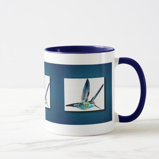 Mug Colibri bleu (Droite)