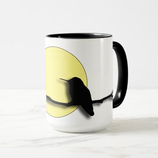 Mug - Colibri contre le soleil (Devant droit)