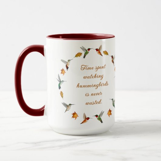 Mug Colibri d'automne (Gauche)