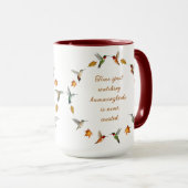 Mug Colibri d'automne (Devant droit)