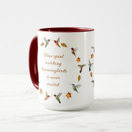 Mug Colibri d'automne (Devant gauche)