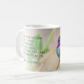 Mug Colibri de Costa Psaume 145:4 KJV (Devant gauche)