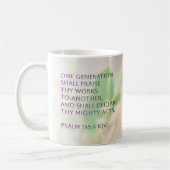 Mug Colibri de Costa Psaume 145:4 KJV (Gauche)