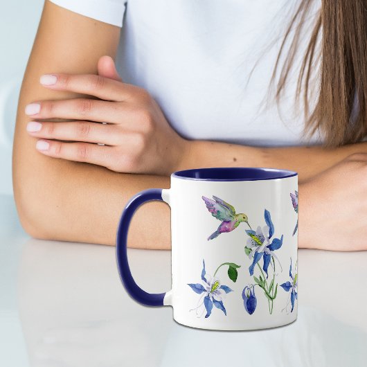 Mug Colibri du jardin de la Colonne bleue