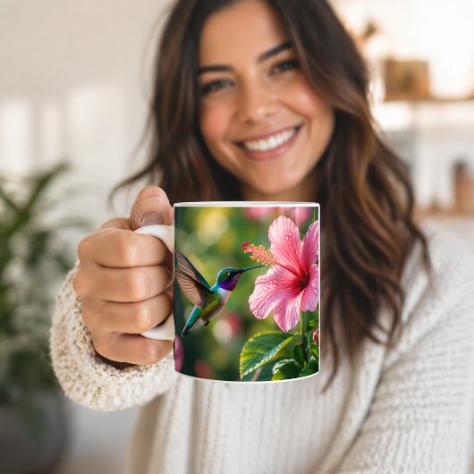 Mug Colibri en fleurs