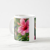 Mug Colibri en fleurs (Devant gauche)