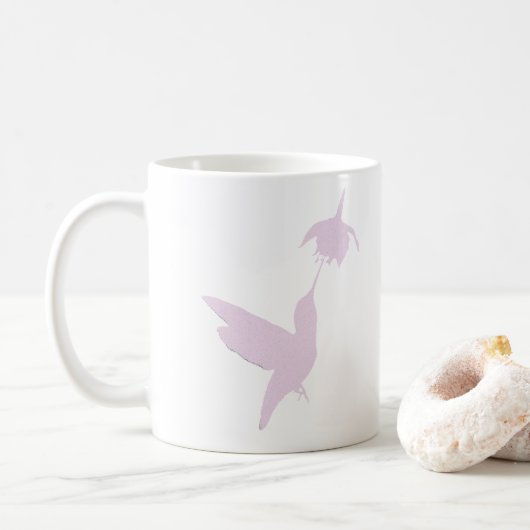 Mug Colibri En Silhouette (Avec donut)