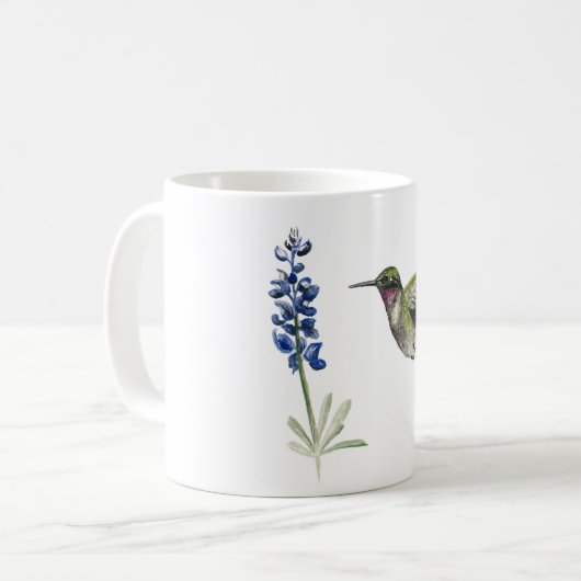 Mug Colibri et Bluebonnet (Devant gauche)