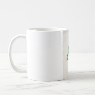 Mug Colibri et café peinture d'oiseau mignon aquarelle