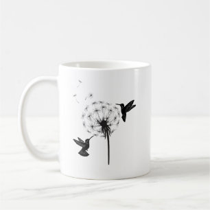 Mug Colibri et Dandelion Flower Nature Art