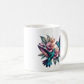 Mug Colibri et fleur Classic Céramique (Devant droit)