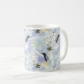 Mug Colibri et fleurs blanches (Devant droit)