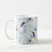 Mug Colibri et fleurs blanches (Gauche)