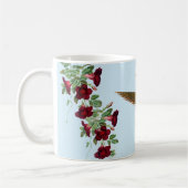 Mug Colibri et Fleurs Rouges (Gauche)