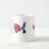 Mug Colibri et Hibiscus rouge (Devant gauche)