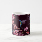 Mug Colibri et orchidée, mode sans couture tropicale. (Centre)