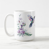 Mug Colibri floral aquarelle (Gauche)