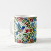 Mug Colibri gracieux avec effet de verre tendu (Devant gauche)