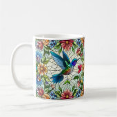 Mug Colibri gracieux avec effet de verre tendu (Gauche)