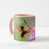 Mug Colibri-mouche sur un Buisson de Papillon (Devant gauche)