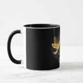 Mug Colibri noir et or (Gauche)