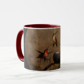 Mug Colibri oiseau nid victorien de la haie (Devant gauche)