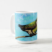 Mug Colibri prêt à voler la peinture (Devant gauche)