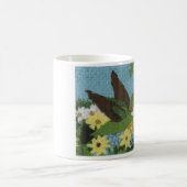 Mug Colibri reproduit d'une broderie de main (Centre)