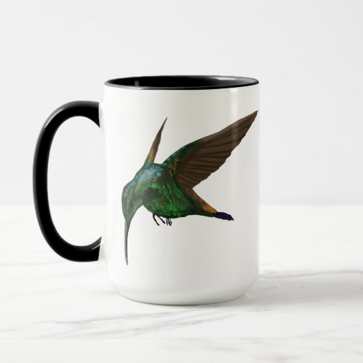 Mug Colibri rongé de cuivre (Gauche)