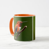 Mug Colibri roux étonnant sur la branche cerise (Devant gauche)